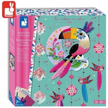 Janod - Креативна кутия с 11 творчески комплекта за декорация (J07888)