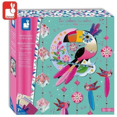 Janod - Креативна кутия с 11 творчески комплекта за декорация (J07888)