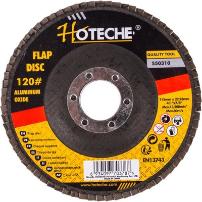 Hoteche Lamelový brusný kotouč 115 mm P120 HT550310