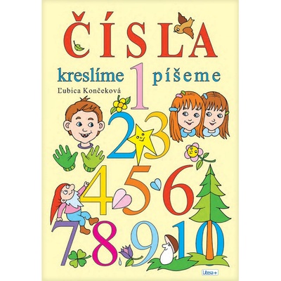 Omaľovánka A4 Litera Čísla kreslíme píšeme