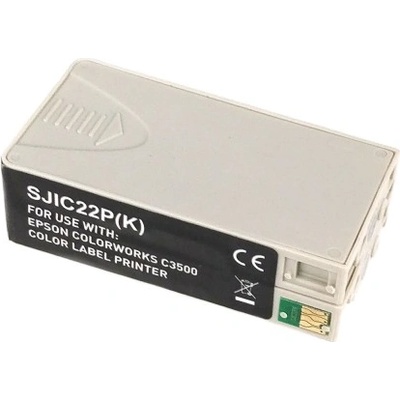 Compatible Epson S020601, SJIC22P(K) за ColorWorks черен (black) съвместими касети (S020601)