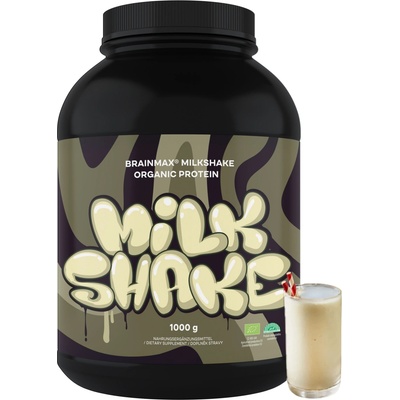 BrainMax Milkshake Protein bez príchute BIO 1000 g