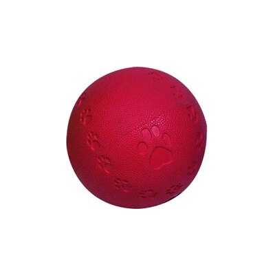 Flamingo míč pískací guma 8 cm červená