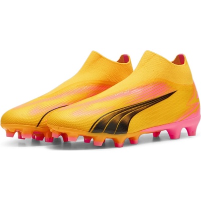 PUMA Футболни бутонки Puma Ultra Match Laceless Firm Ground Football Boots - Orange/Black