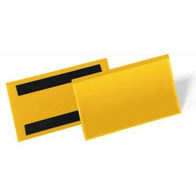 Extera Magnetické kapsy Durable na štítky, 150x67 mm, žlutá