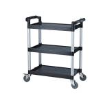 Horecano Количка мултифункционална 3 нива черна малка 84.5x43x95cм. (M) 032C GX (0114103)