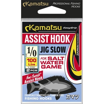 Kamatsu Assist Hook Jig Slow 100lb vel.1 2ks