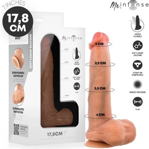  Реалистично силиконово дилдо, ултра истинско и гъвкаво, 17, 8см. - Mr Intense Bruce (D-245155)