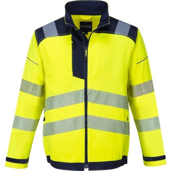 Portwest hi-vis pw3 t500 / Светлоотразителна яке - hv жълто/тъмносиньо xxl (t500ynrxxl)