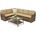 Garden Point Градински мебели Monaco Ъгъл Garden Point кафяв (GAP249-COR)