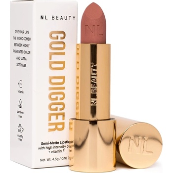 NL Beauty 04 - Treasure, Semi Matte Velvet, Gold Digger Червило стик 3, 5gr