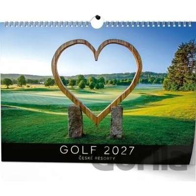 Golf české resorty nástěnný Baloušek 2027
