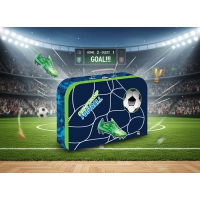 Oxybag kufřík na výtvarku Fotbal, 34 cm, lamino – Hledejceny.cz