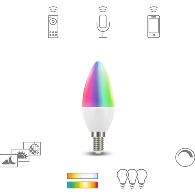 Müller-Licht tint LED žiarovka G A G E14 6 W RGBW 404019