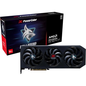PowerColor Radeon RX 9070 XT Hellhound OC 16GB GDDR6 256bit (RX9070XT 16G-L/OC) Видео карти