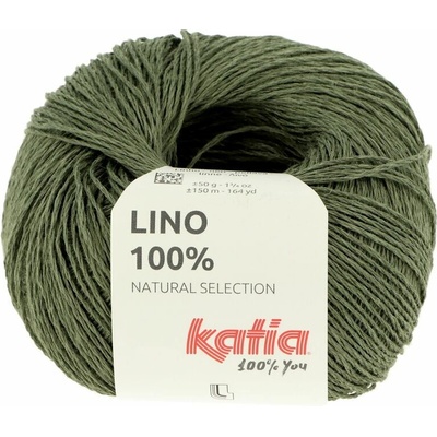 Katia Lino 100% zelená šalvia 32