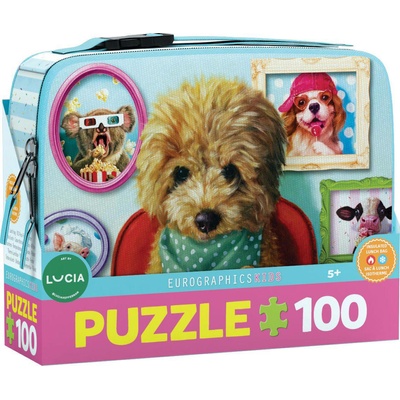 EUROGRAPHICS - Puzzle Lunch Bag With Puzzle Dinner Time - 100 piese