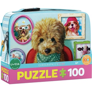 EUROGRAPHICS - Puzzle Lunch Bag With Puzzle Dinner Time - 100 piese