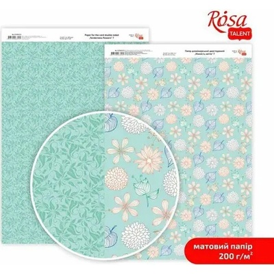 Scrapbookingové papíry Něžné květiny A4 - No. 7