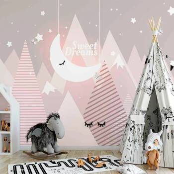 Image 1 of Art gift Детски фототапет - Розов сън