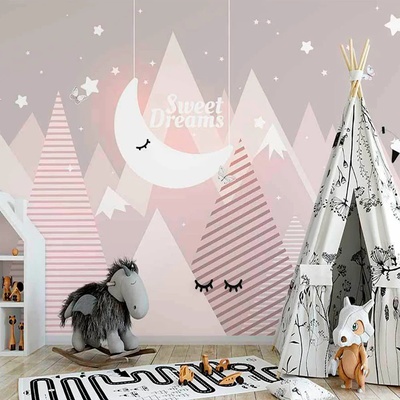 Art gift Детски фототапет - Розов сън