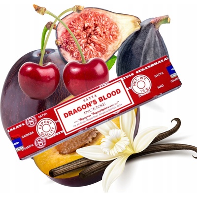 Shrinivas Satya Vonné tyčinky Dragon's Blood Dračí krev 15 g – Zboží Dáma