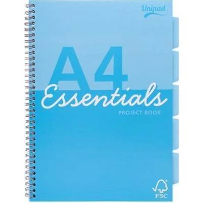 PUKKA PAD Pukka Pad Spirálový sešit Unipad Essentials Project Book mix vzorů A4 linkovaný