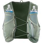 Salomon Раница за трейл бягане Salomon Active Skin 8 Set Running vest - Laurel Wreath / Lily Pad / Aloe Wash - размер XS (502-4895-1511)