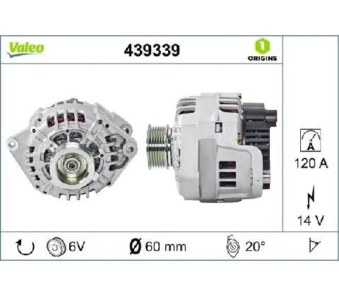 generátor VALEO 439339