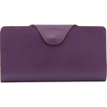 Yoshi velká dámska kožená peňaženka z pravej kože fialová