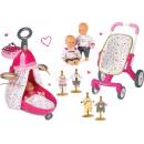 Smoby pečovatelský kufřík sportovní kočárek pro panenku Baby Nurse a panenka s šaty Baby Nurse 220316-8