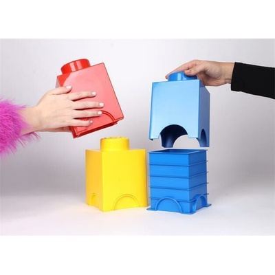 LEGO® Úložný box hranatý 125 x 127 x 181 červená