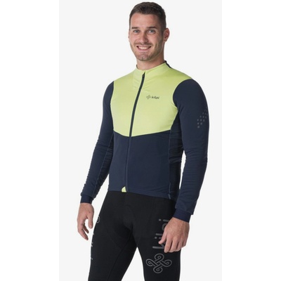 Kilpi Зелена и синя мъжка колоездачна фланелка Kilpi Moveto Kilpi | Sin | МЪЖЕ | XS