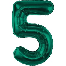 Godan Fóliový balón číslo 5 tmavozelené 85 cm