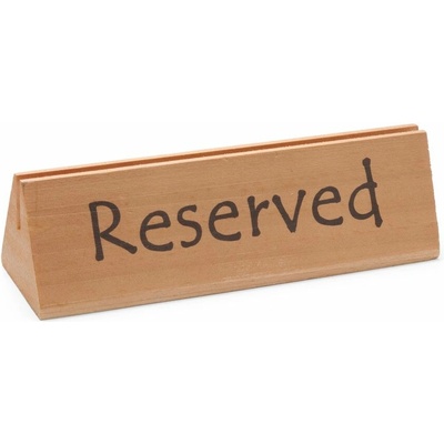HENDI Cedule na stůl Reserved, HENDI, "reserved", 152x44x(H)44mm