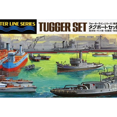 Tamiya Scenery Accessory Tugger Set Water Line Series 1:700