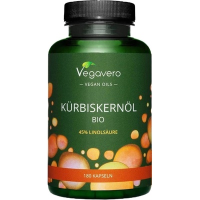 Vegavero Kürbiskernöl Bio, 180 капсули, Vegavero