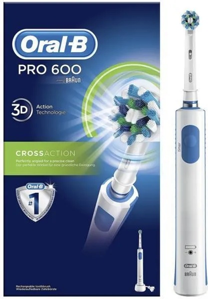 Oral-B Pro 600 Cross Action white