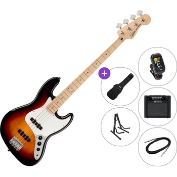 Squier Affinity Series Jazz Bass MN WPG SET 2 3-Color Sunburst Електрическа бас китара
