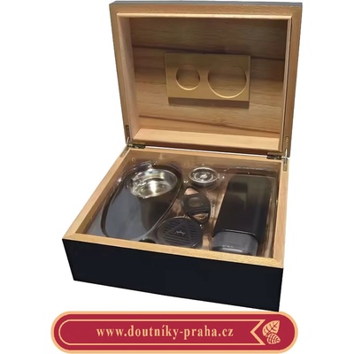 Angelo Humidor Set Black