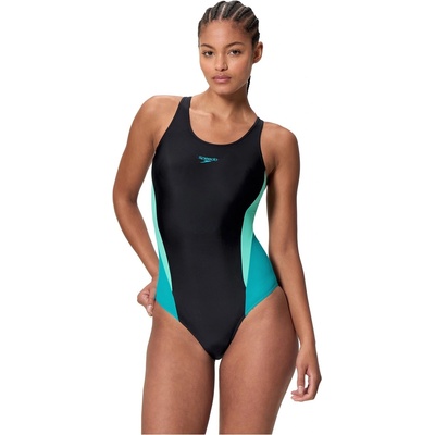 Speedo Бански костюм Speedo Women's CB Splice 2.0 One Piece Swimsuit - Ant/Blue