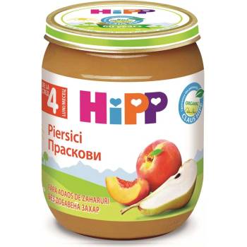 Image 1 of HiPP Био Пюре HiPP Праскови и круши 125 гр. - 4+ месеца