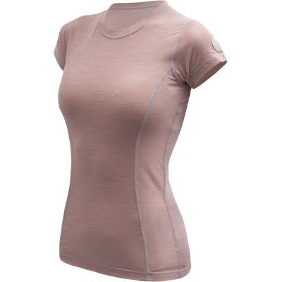 SENSOR MERINO AIR dámske tričko kr.rukáv dusty pink