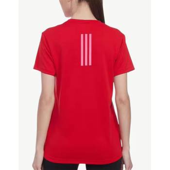 Adidas Printed Round Neck Tee Red