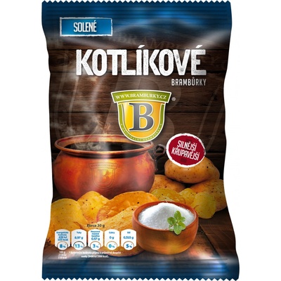 Kotlíkové brambůrky solené 60 g