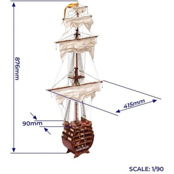 Occre Santísima Trinidad рез 1: 90 комплект