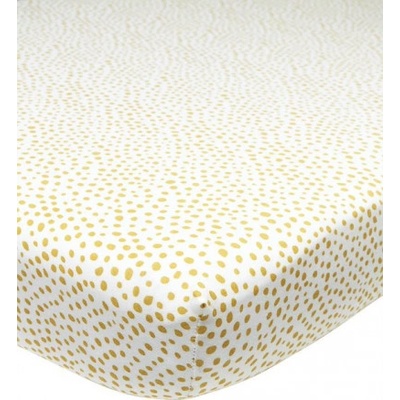 Meyco žerzejové prostěradlo Cheetah honey gold 40x80/90