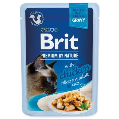 Brit Premium Cat Delicate Fillets in Gravy Chicken 85 g