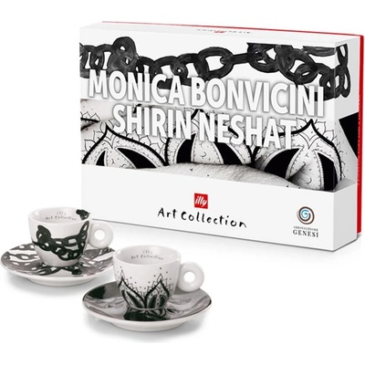 illy Art Collection 2024 Чаши за капучино GENESI с чинийки 2 x 160 мл