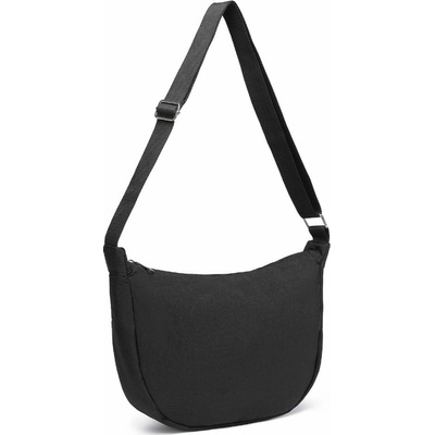 Miss Lulu Minimalistická vodeodolná crossbody taška čierna